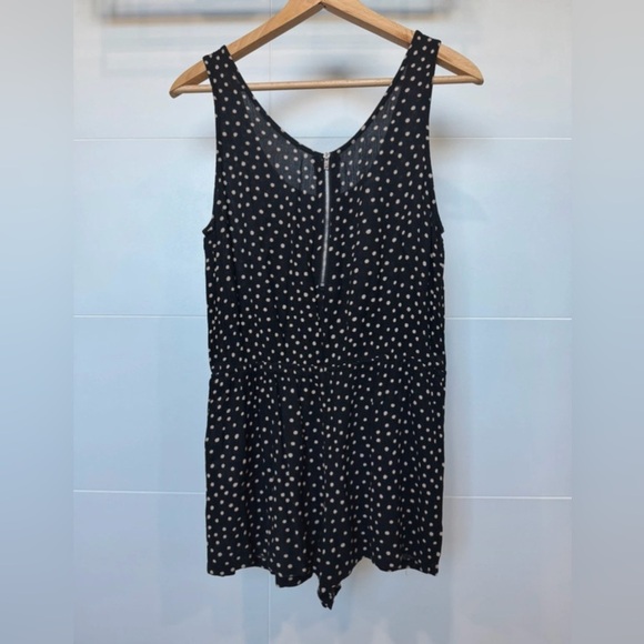 Forever 21 Black Polka Dot Romper | Size Small - Picture 3 of 4